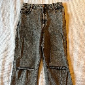 Straight Leg Garage Jeans